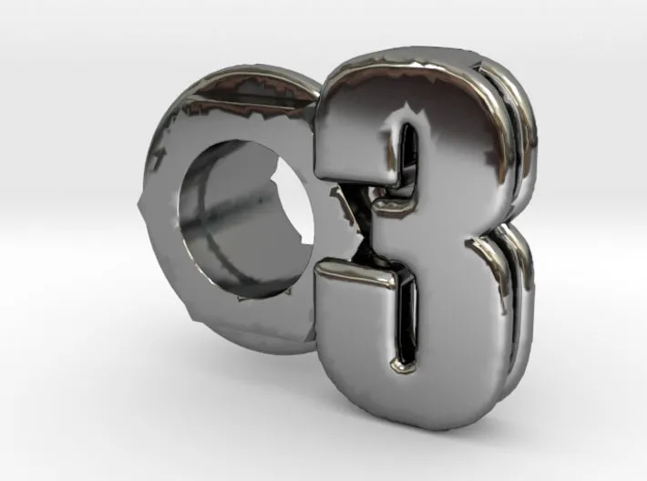 (3) Octagon 3D Eyelet 4/16 Inch Left Hole
