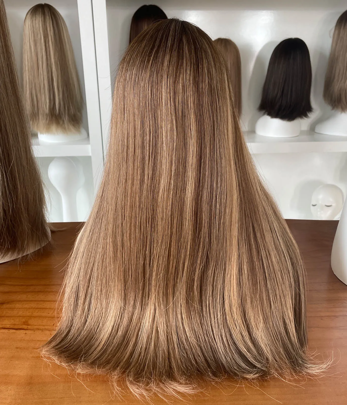 #4/6 With Highlights Classic Color Lace Top Wig - #Blimi