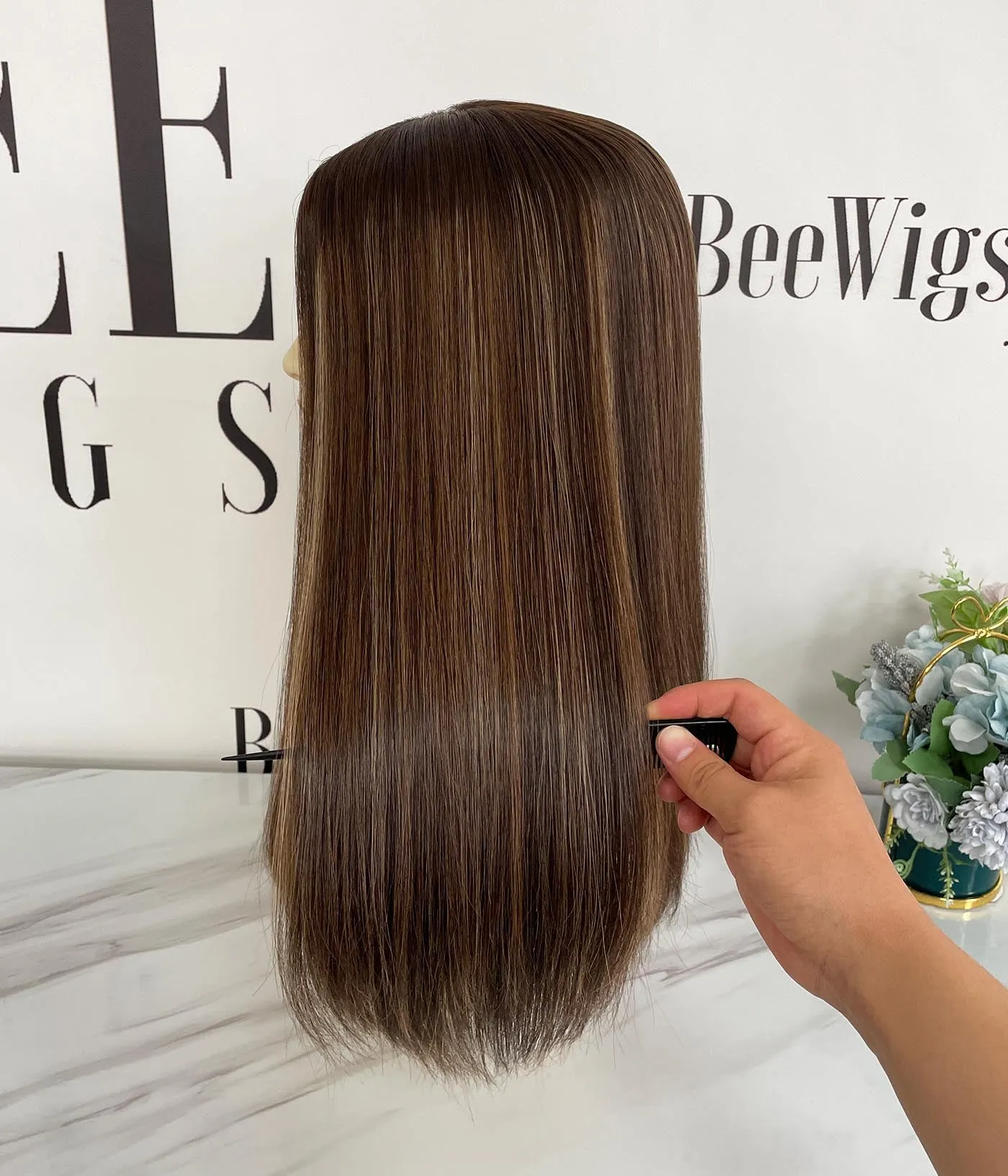 #4/7/12 - Cuticles Human Hair Silk Base Hair Topper
