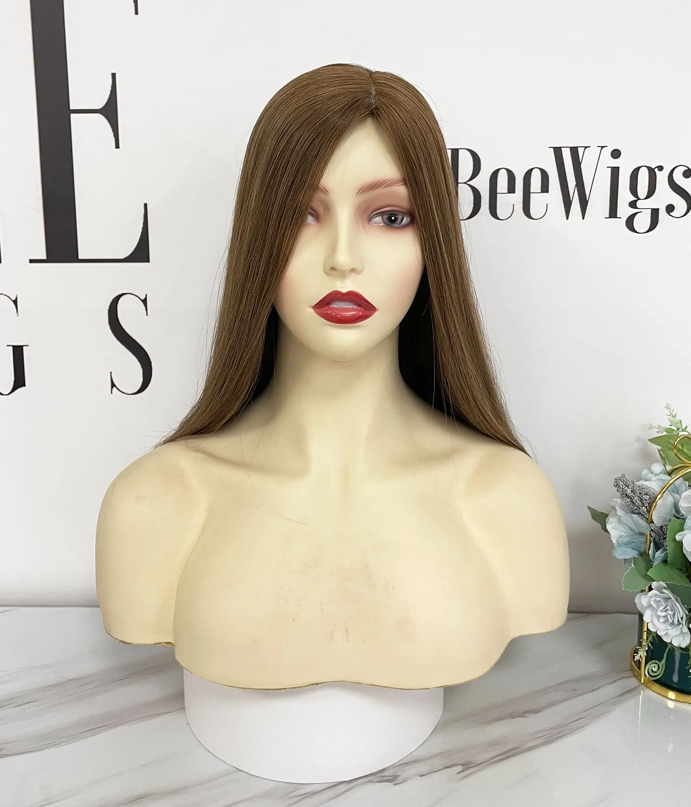 #8/14 - Cuticles Human Hair Silk Base Topper