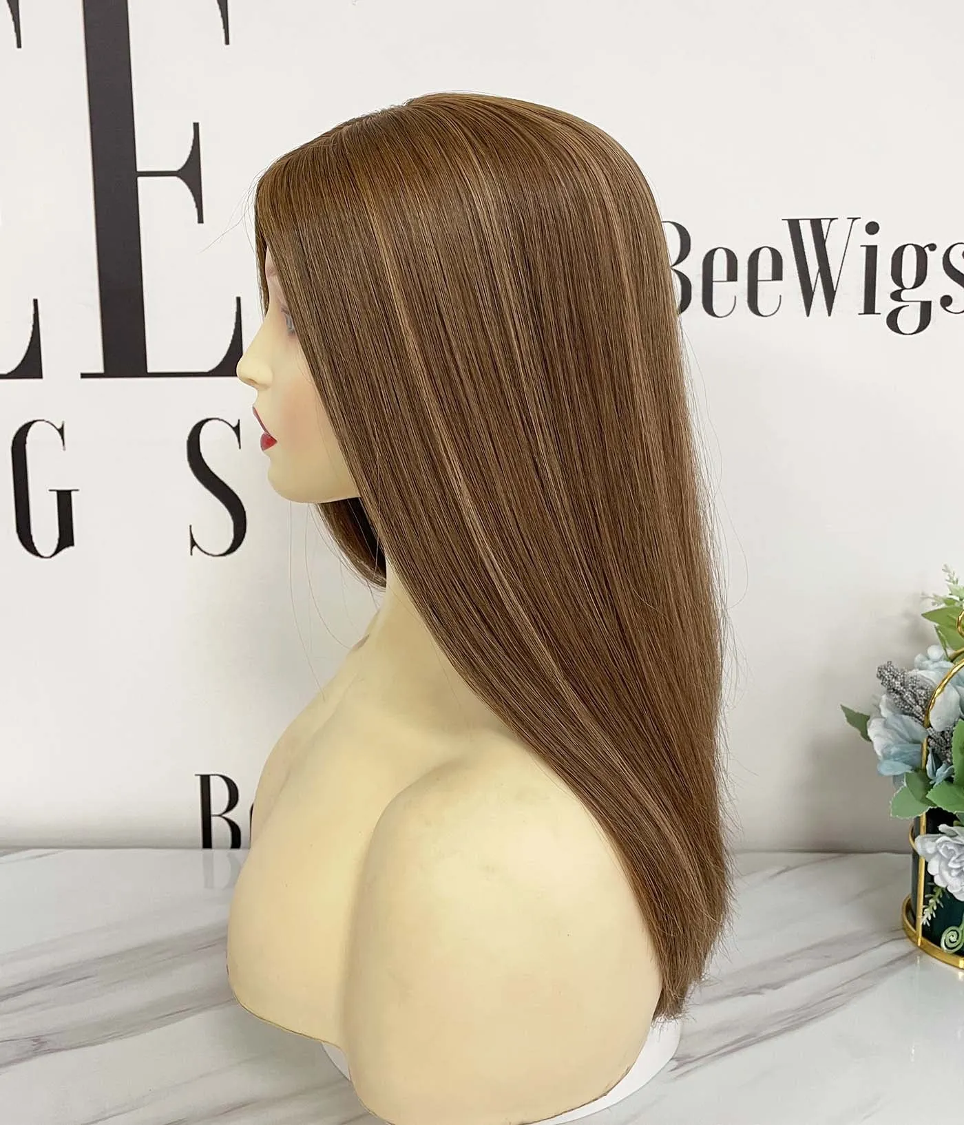 #8/14 - Cuticles Human Hair Silk Base Topper