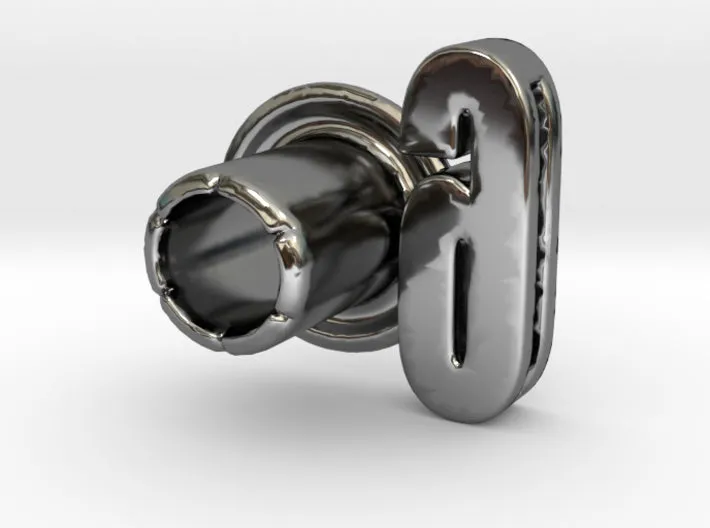 (9) Round 3D Eyelet 3/16 Inch Left Hole