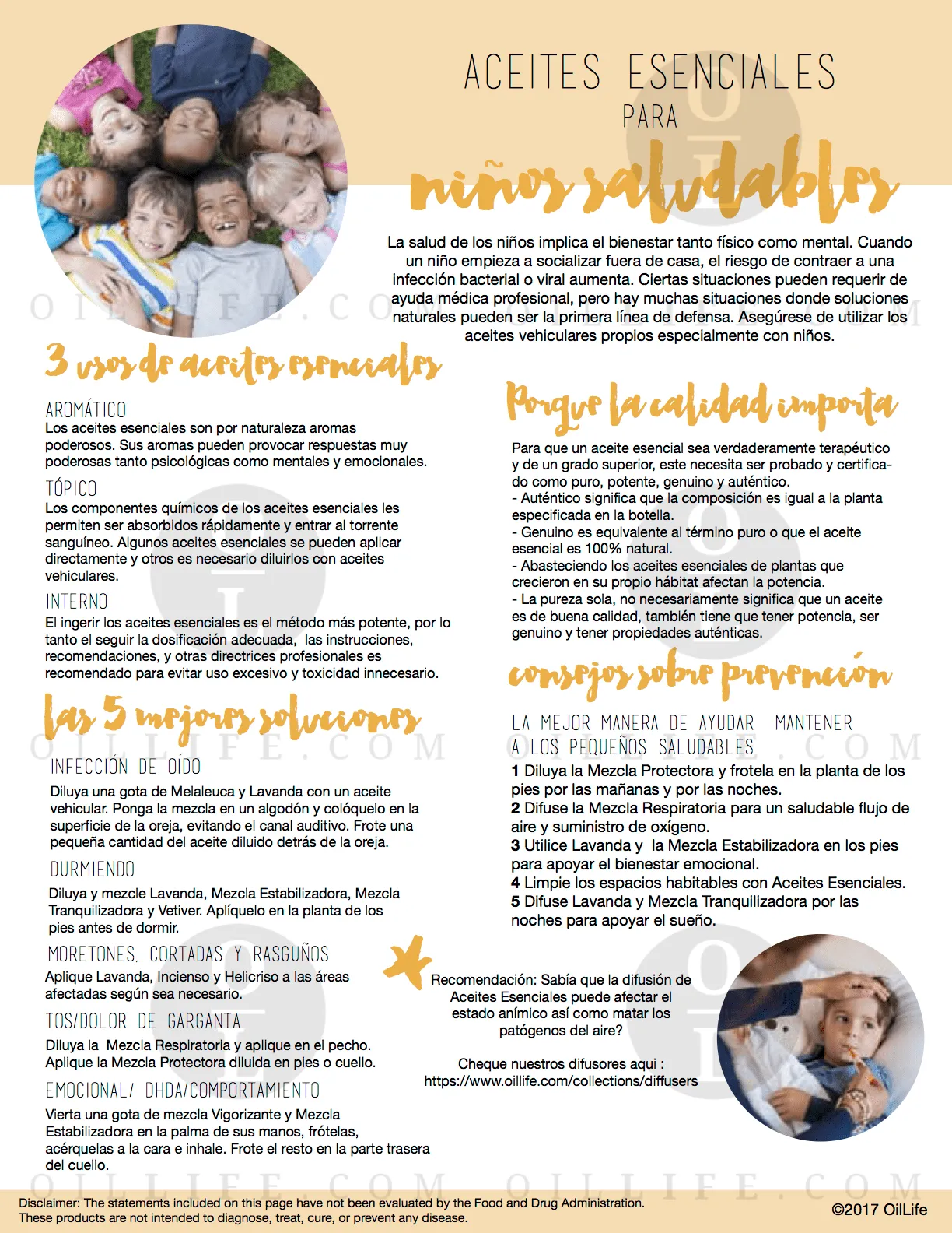 Aceites Esenciales para Niños Saludables - Digital