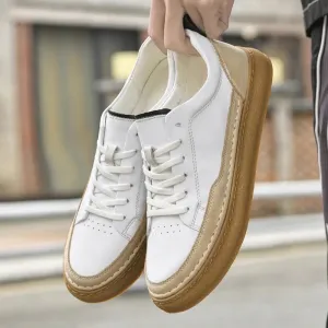 ADVBRIDGE  -  Luxury Brand Men's Shoes Italian High Quality Leather Casual Shoes New Business All-match Men Sneakers Non-slip Skateboard shoes