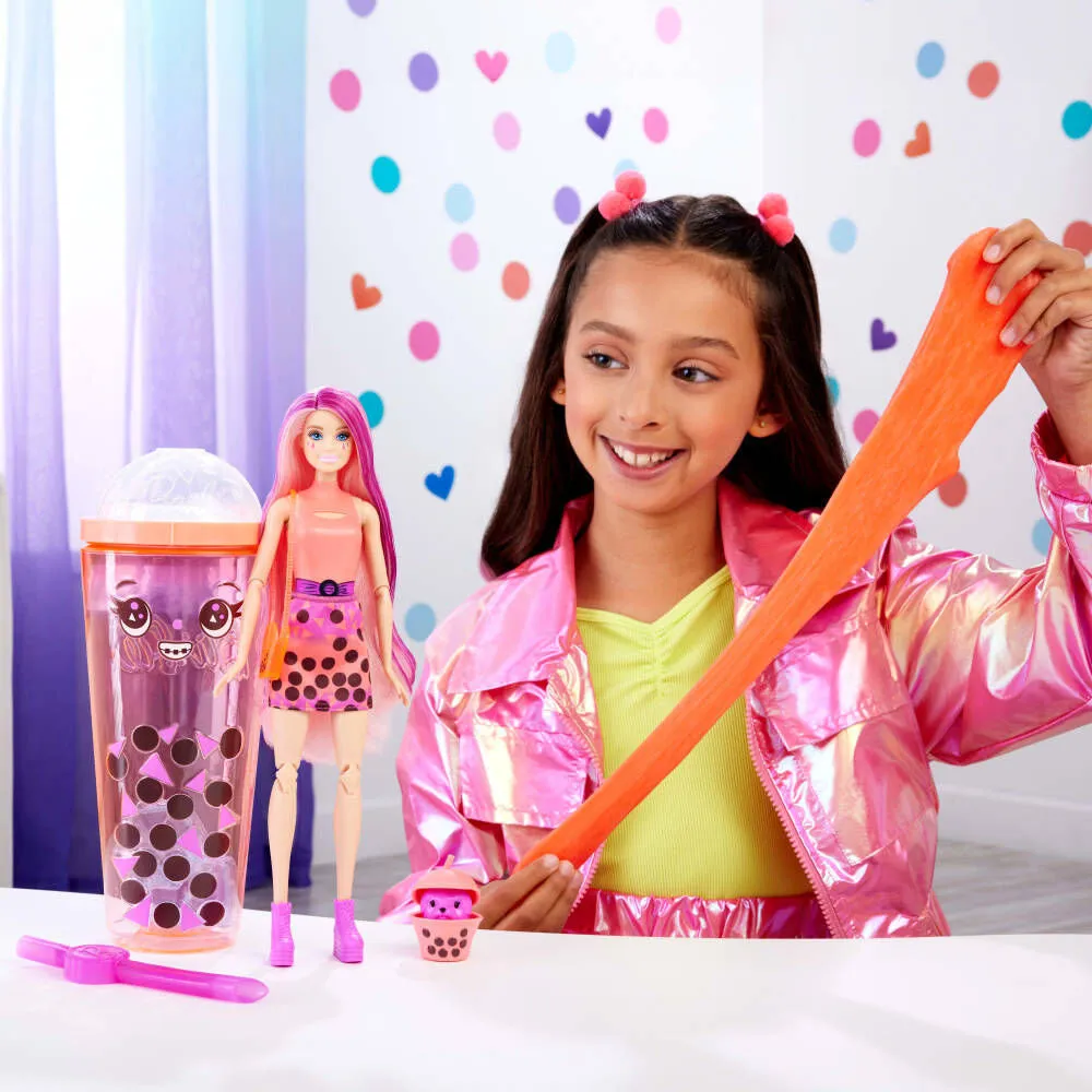 Barbie Pop Reveal Bubble Tea Orange Doll
