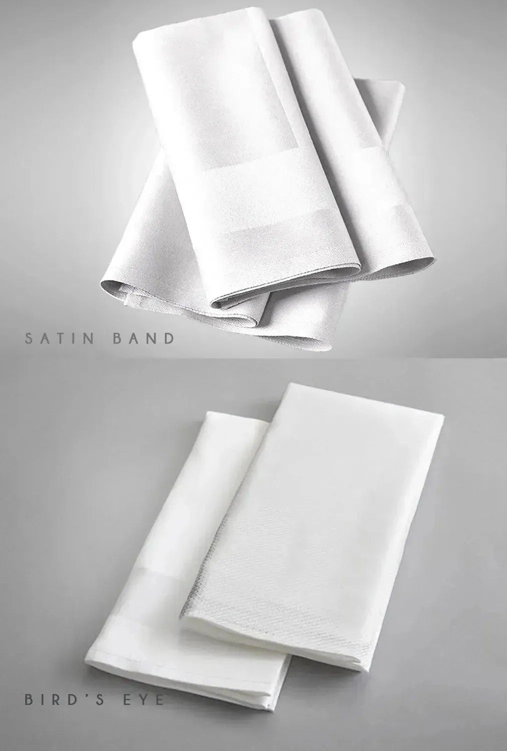 Birds Eye Table Linens with Frame Pattern