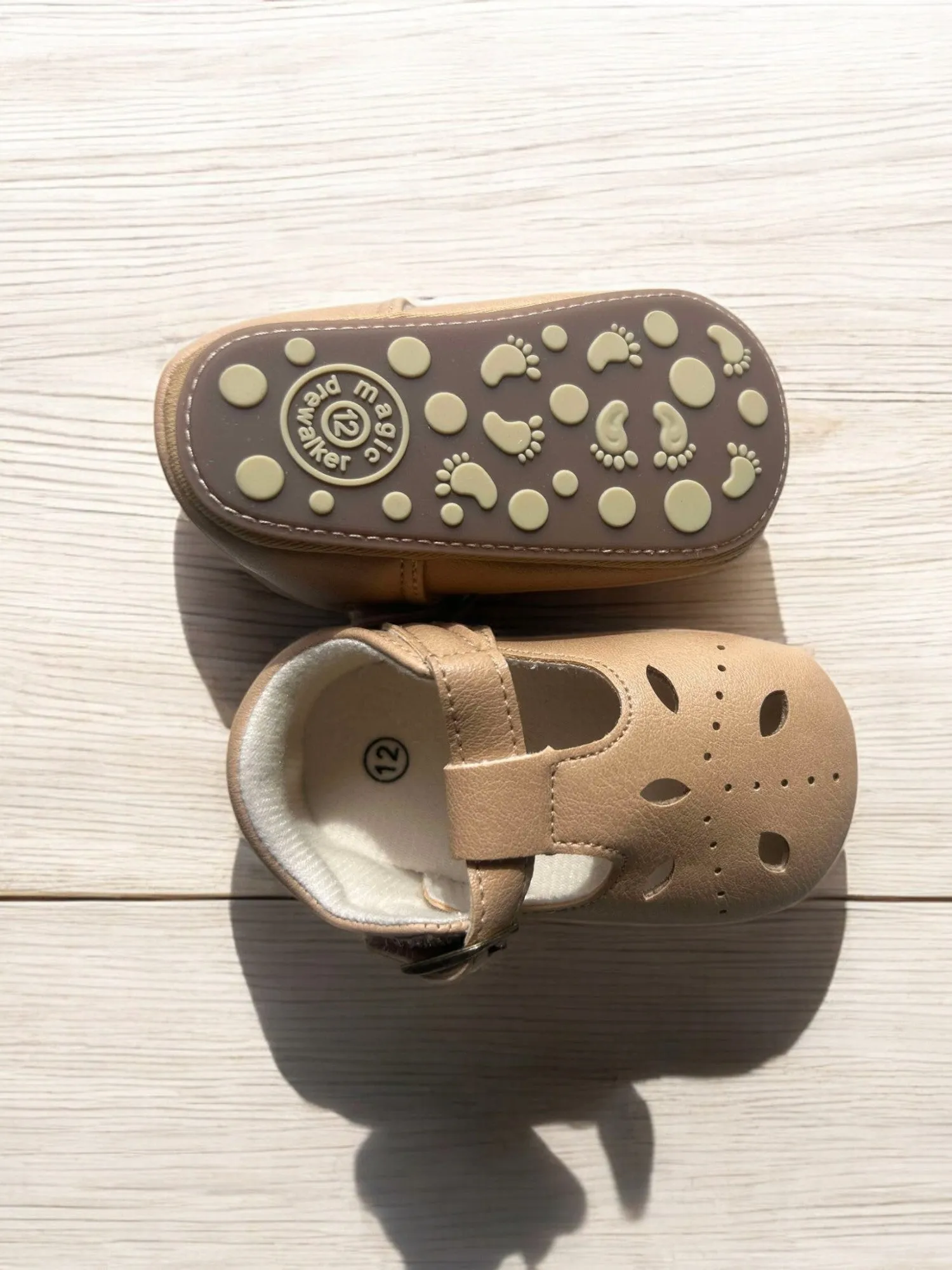 Buckle Dress Shoes - Beige