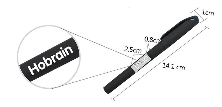 Business Gel Pen With Black Body