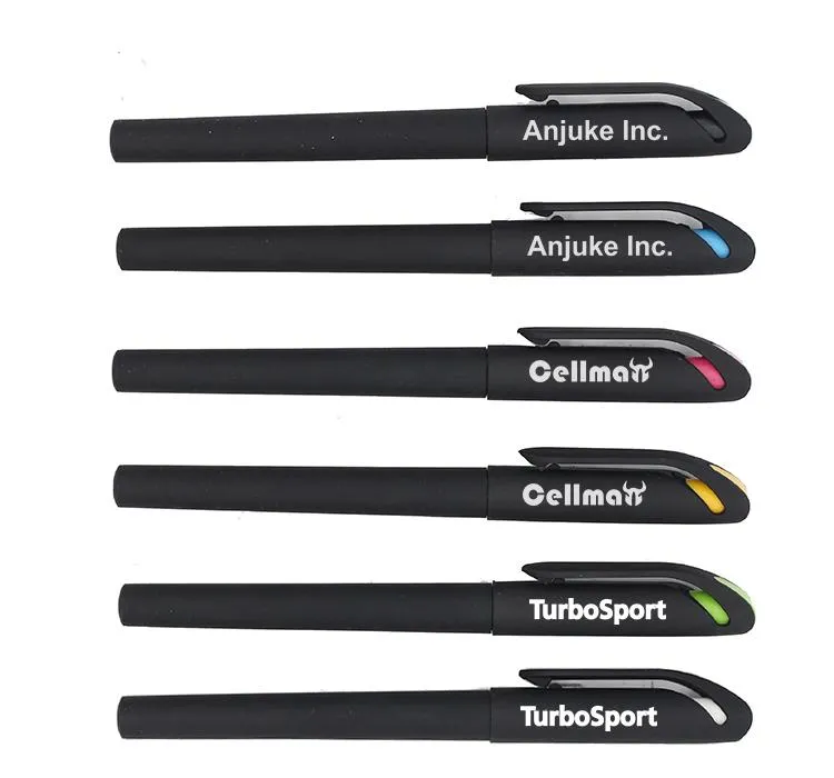 Business Gel Pen With Black Body