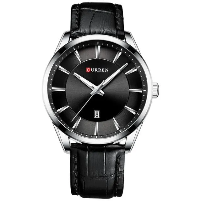 Business Men Leather Strap  Wrist watch