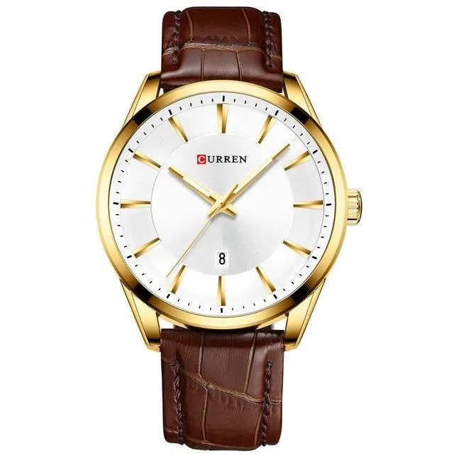 Business Men Leather Strap  Wrist watch