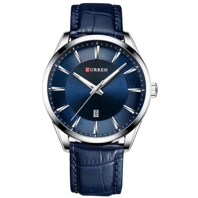 Business Men Leather Strap  Wrist watch