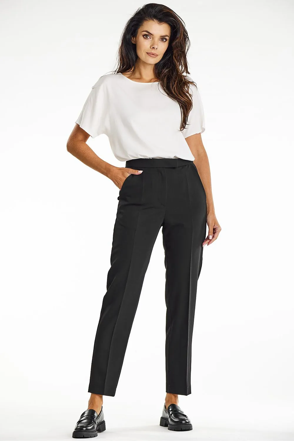Canted Waist Elegant Pants