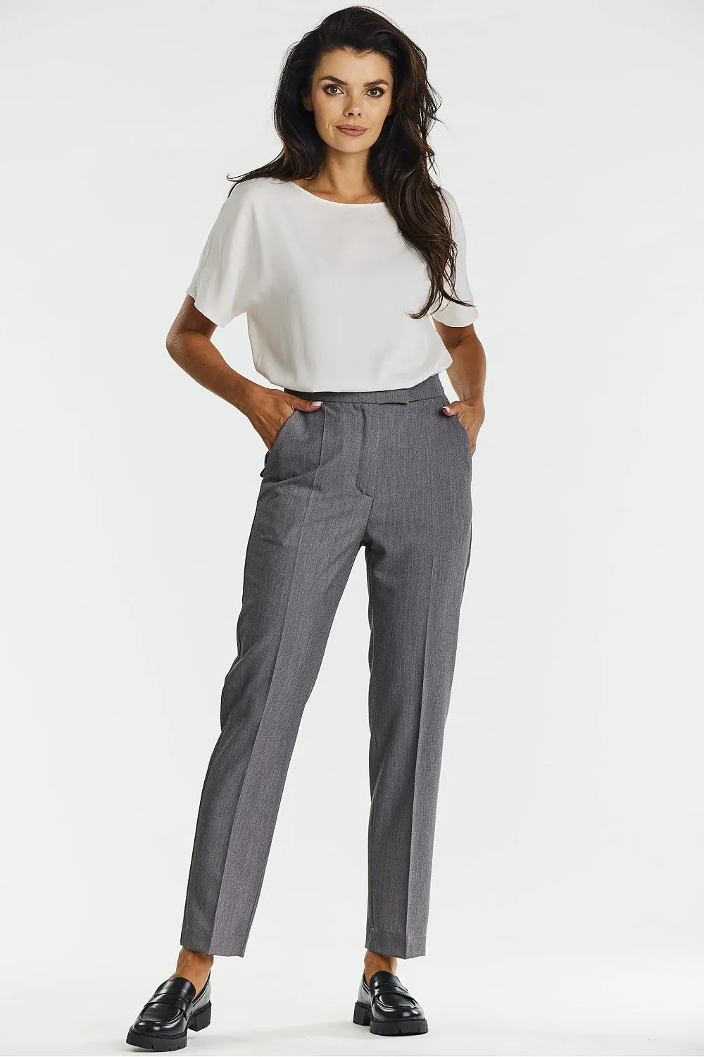 Canted Waist Elegant Pants