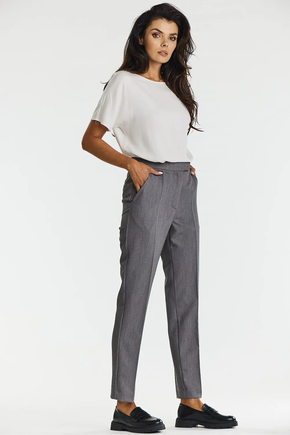 Canted Waist Elegant Pants