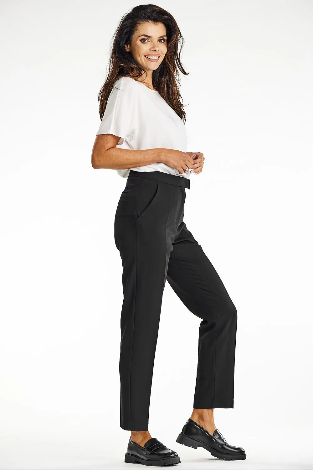 Canted Waist Elegant Pants