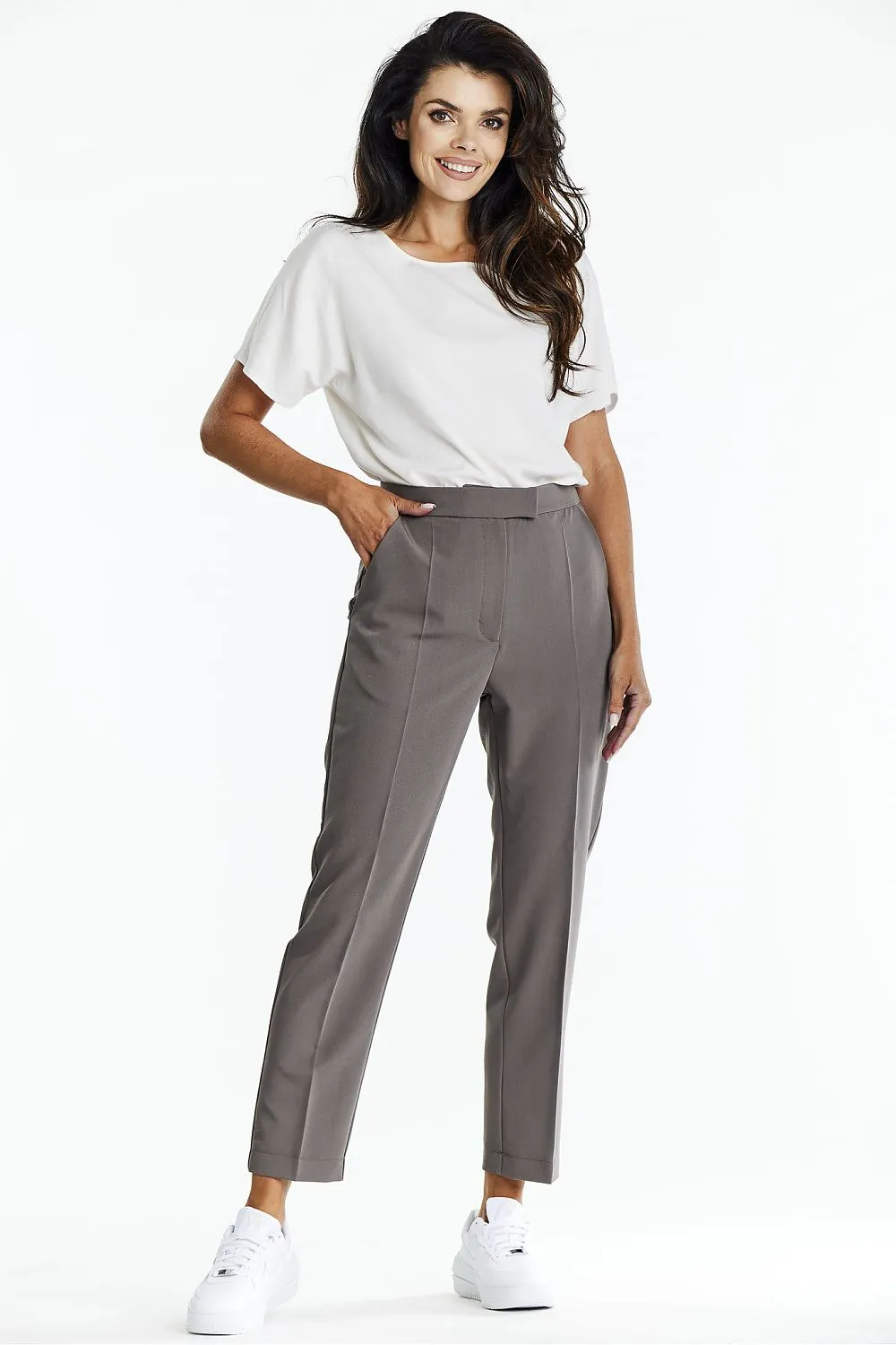 Canted Waist Elegant Pants