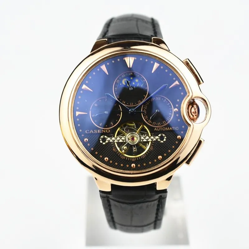 CASENO Tourbillon style Business Watch 42mm