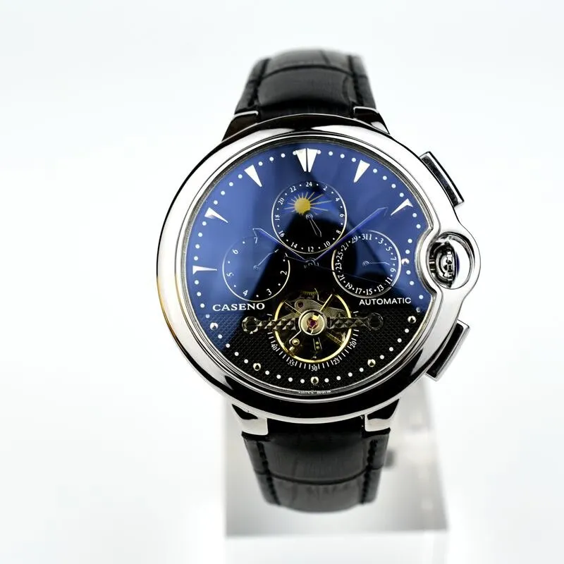 CASENO Tourbillon style Business Watch 42mm