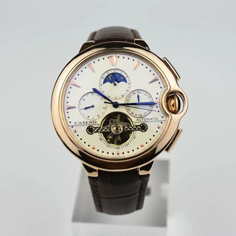 CASENO Tourbillon style Business Watch 42mm