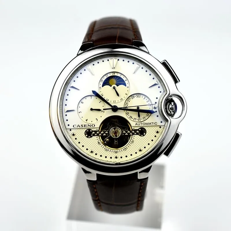 CASENO Tourbillon style Business Watch 42mm