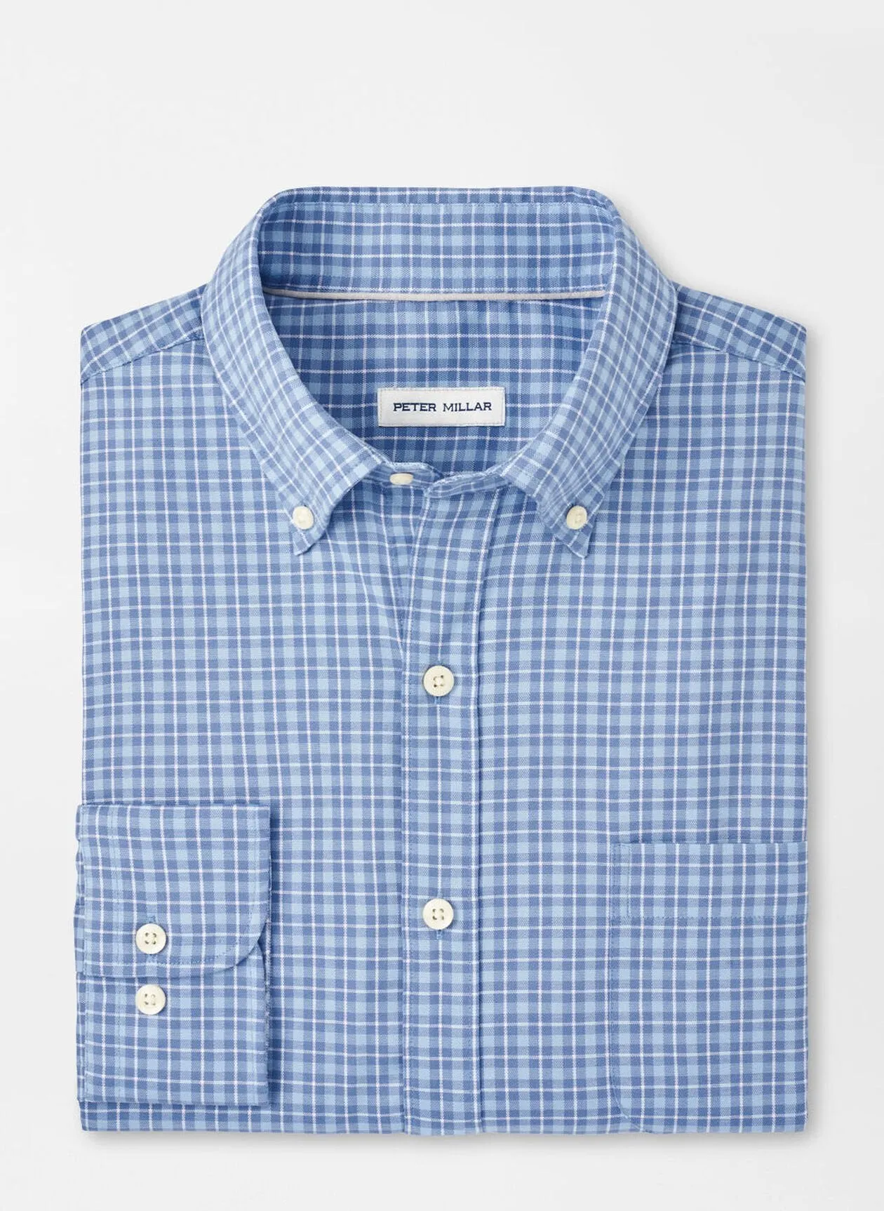 Caspian Perfect Pinpoint Sport Shirt (Blue Freesia)