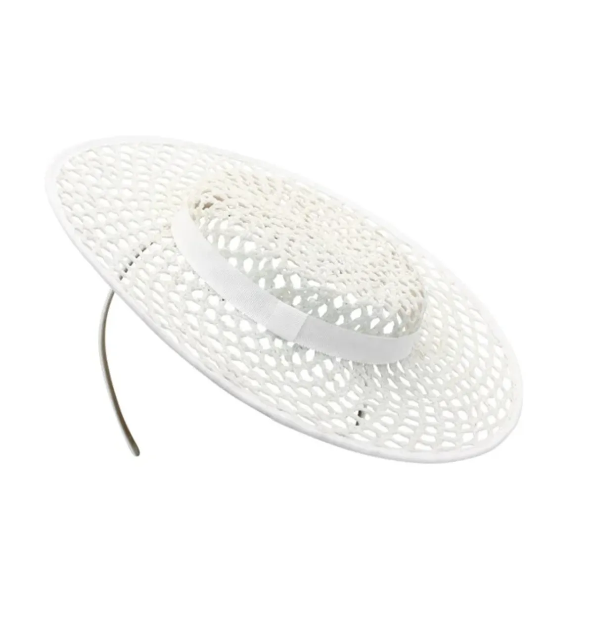 CASSY BOATER WHITE