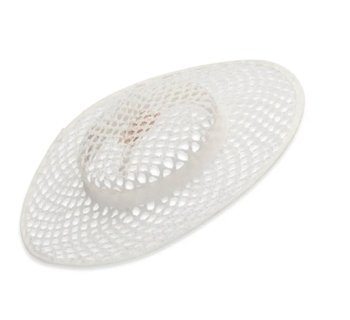 CASSY BOATER WHITE