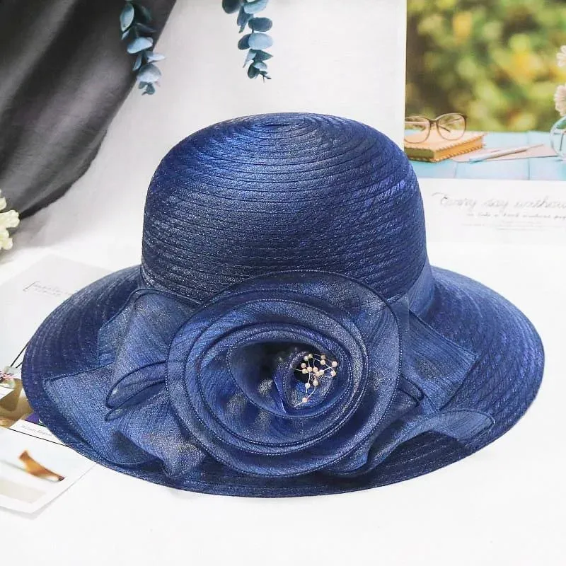 Church Hats: Hot Flower Brim Summer Hats For Women