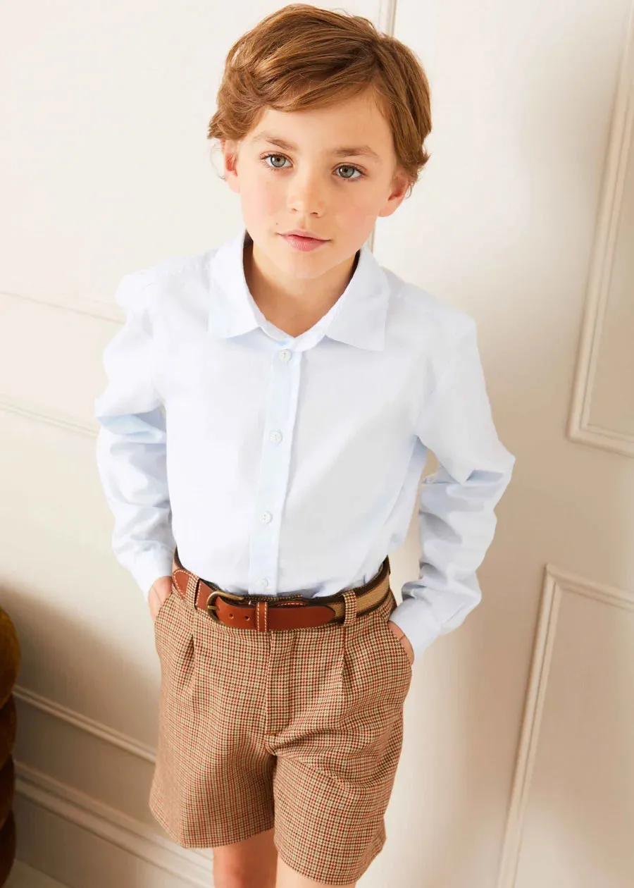Classic Blue Cotton Oxford Shirt (4-10yrs)