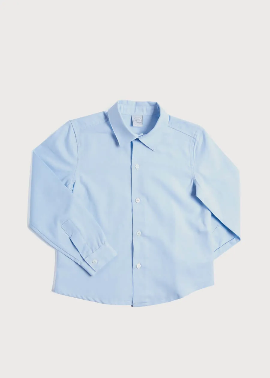 Classic Blue Cotton Oxford Shirt (4-10yrs)