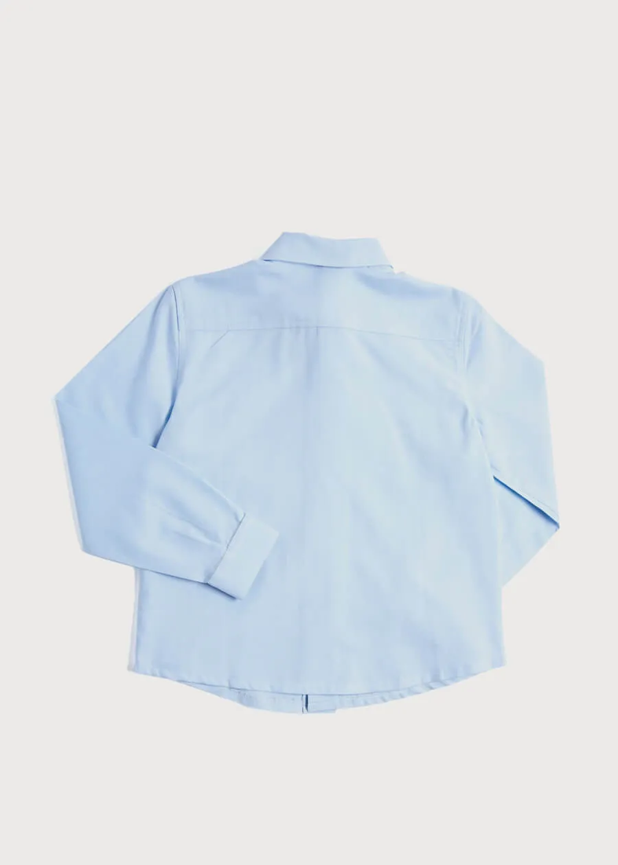 Classic Blue Cotton Oxford Shirt (4-10yrs)