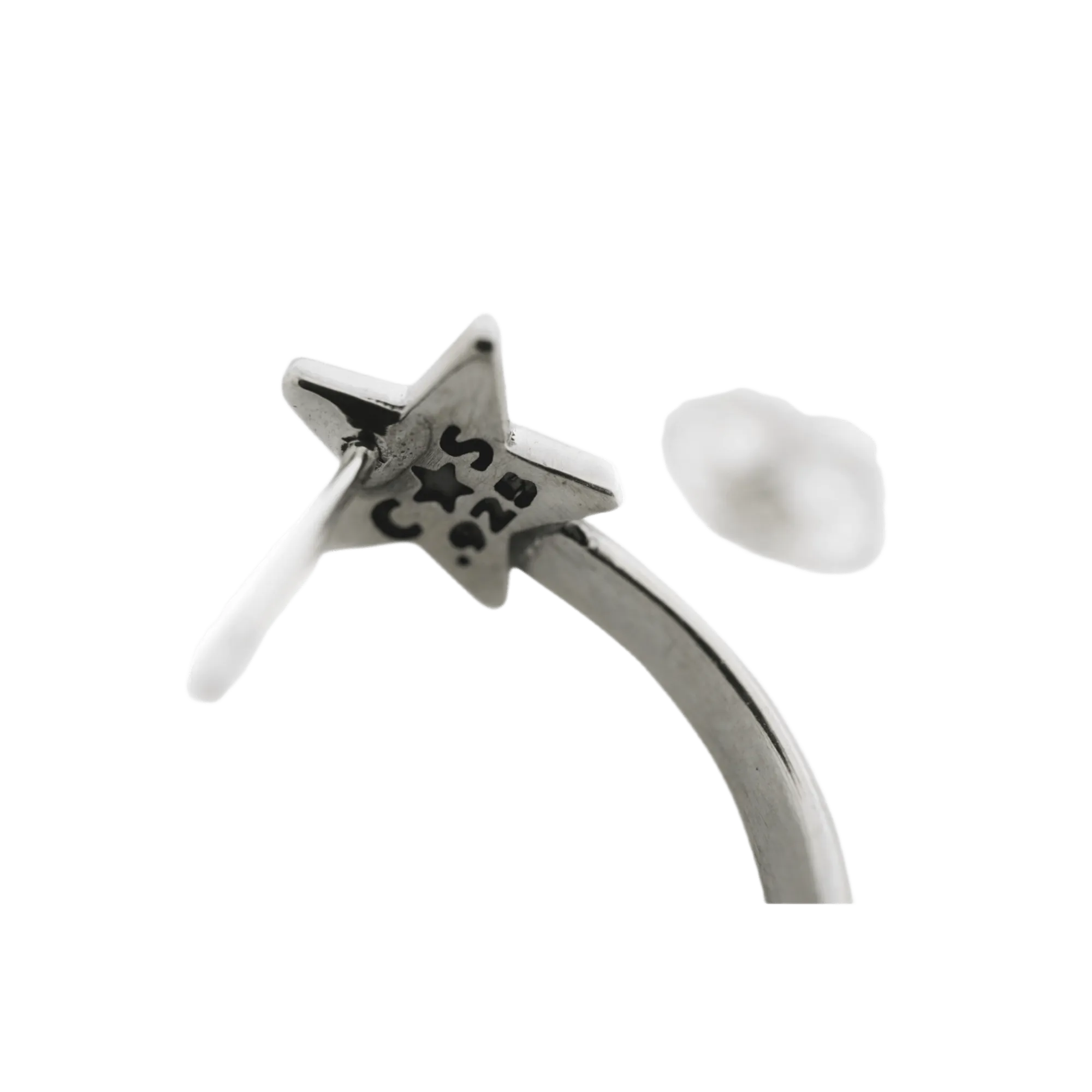 Cody Sanderson Arrow Star Curved Earring