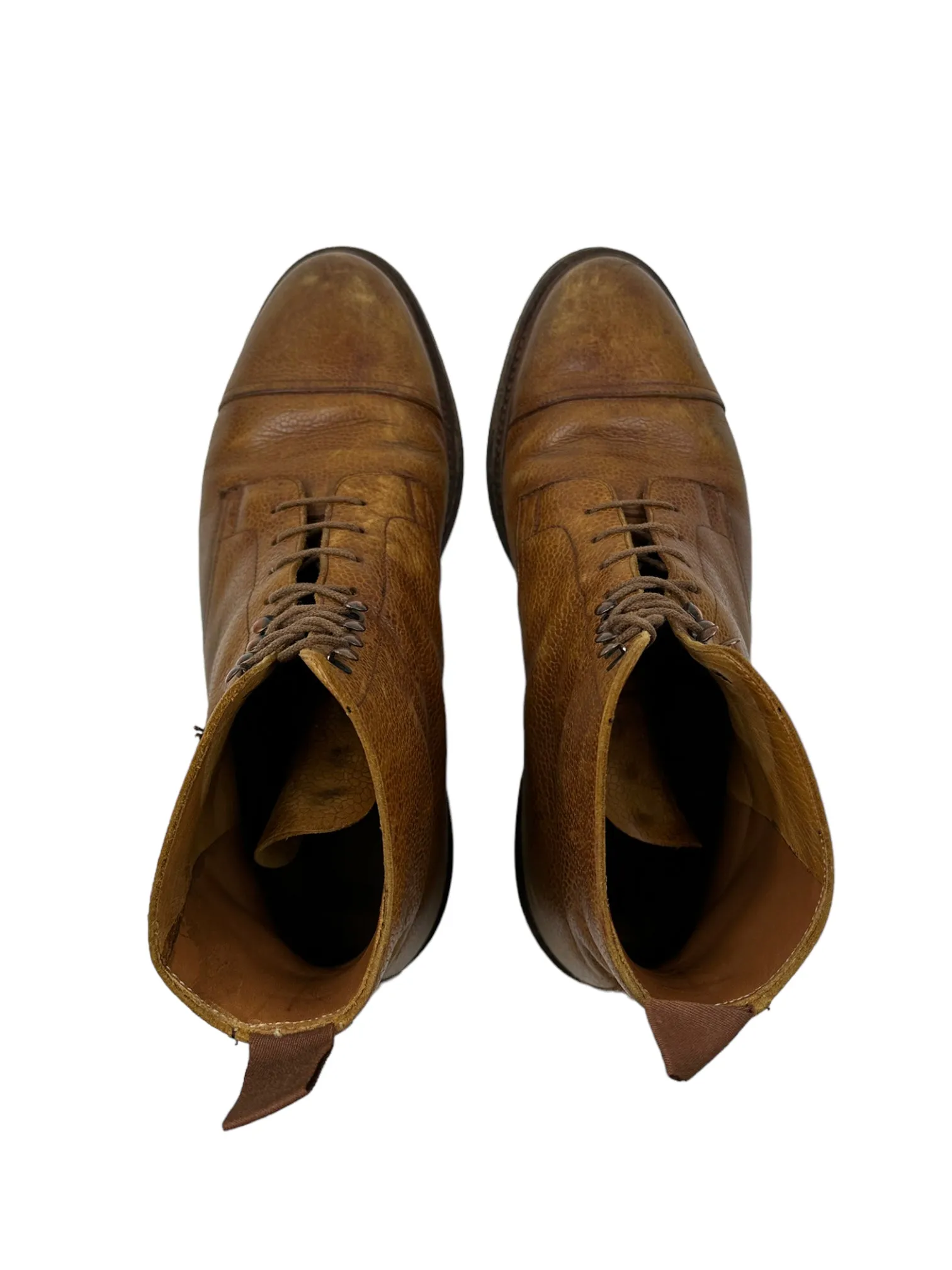 Crockett & Jones Tan Scotch Grain Coniston Boots