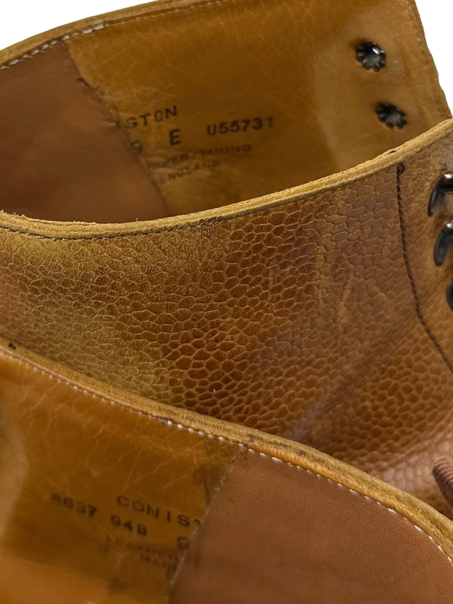 Crockett & Jones Tan Scotch Grain Coniston Boots