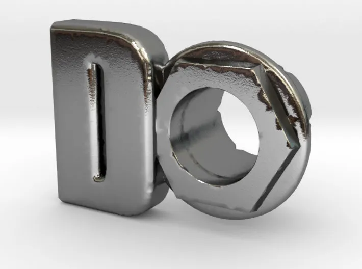 (D) Octagon 3D Eyelet 4/16 Inch Right Hole