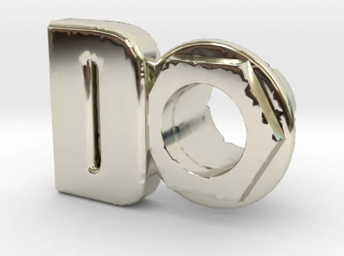 (D) Octagon 3D Eyelet 4/16 Inch Right Hole