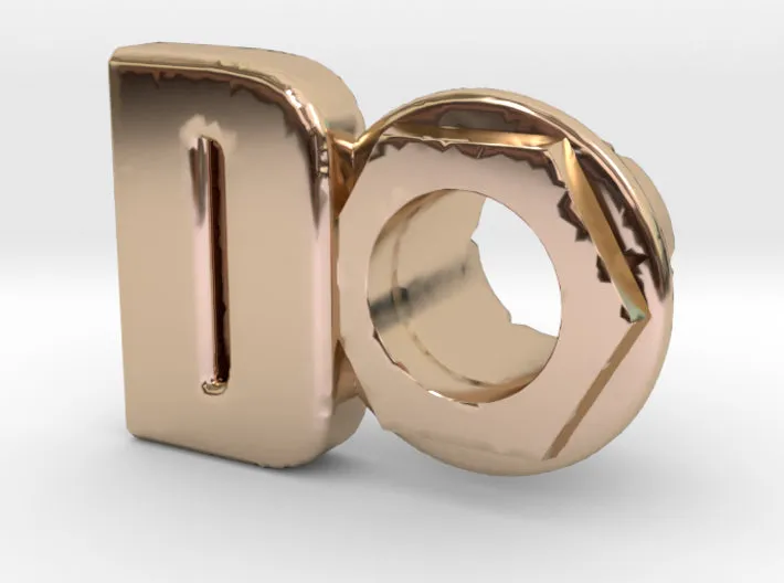 (D) Octagon 3D Eyelet 4/16 Inch Right Hole