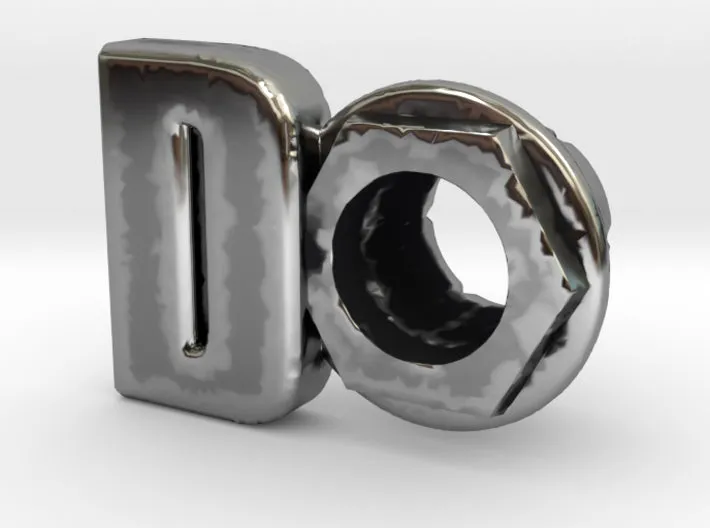 (D) Octagon 3D Eyelet 4/16 Inch Right Hole