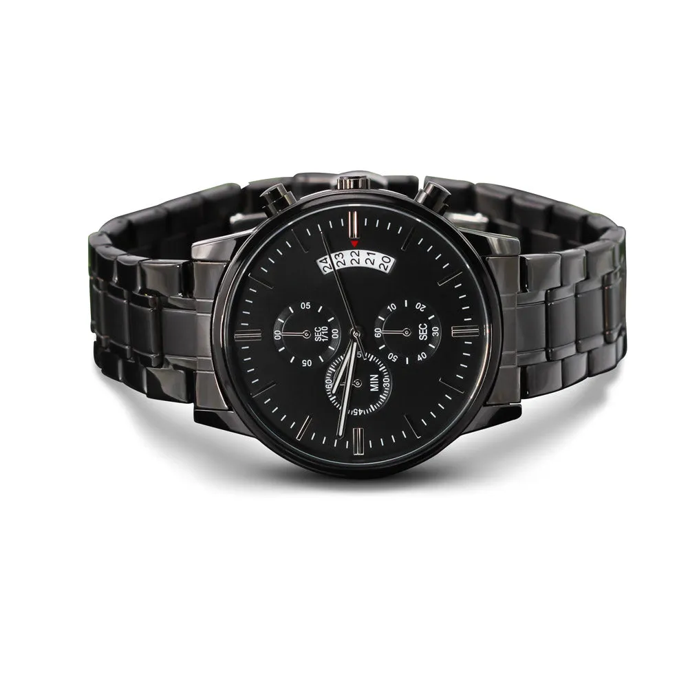 Dad Engraved Watch Gift from Daughter, "I will always be your little girl" Engraved Watch Gift for Dad, Dad Birthday Gift, Christmas Gifts