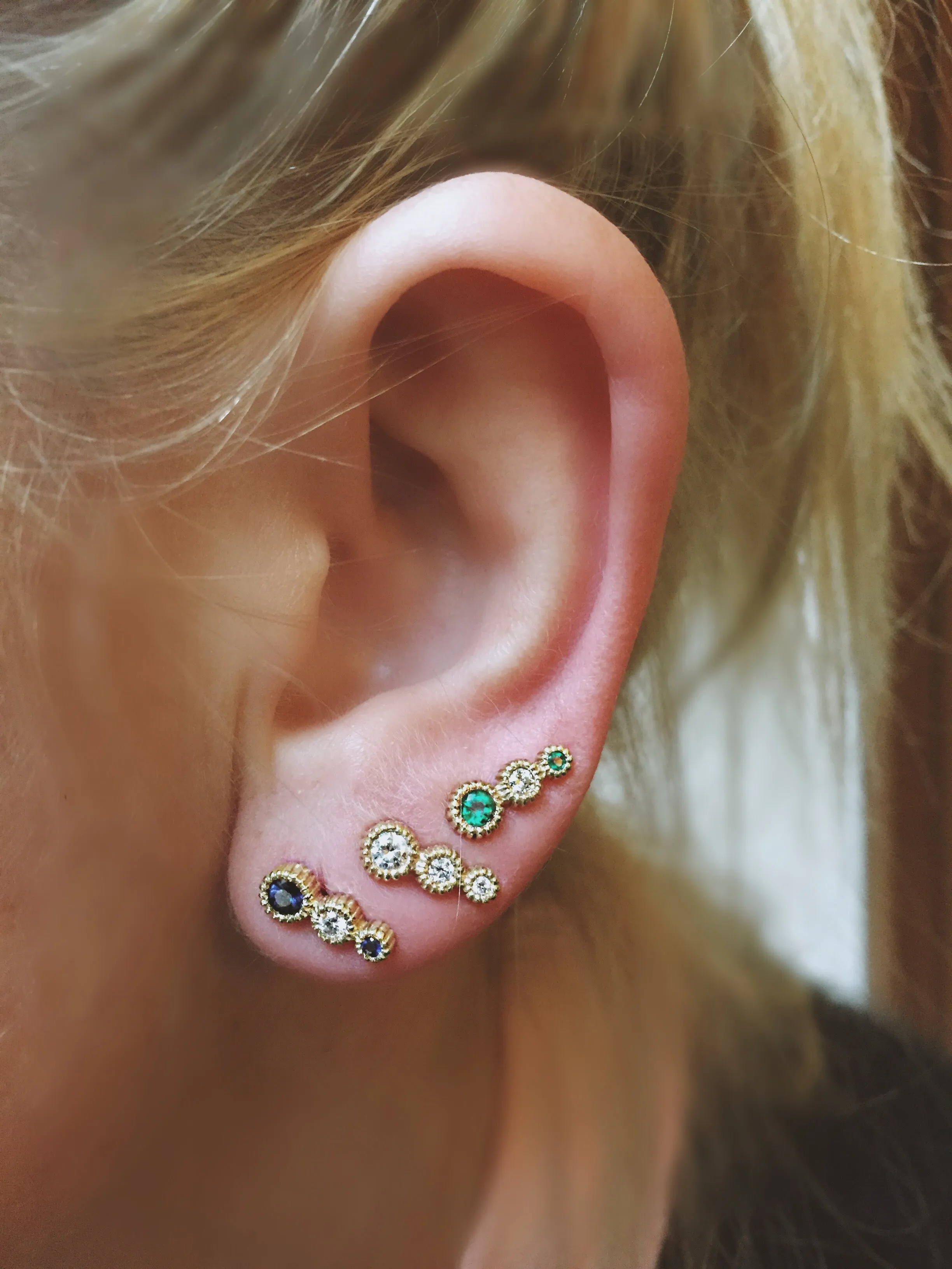 Diamond Trio Stud