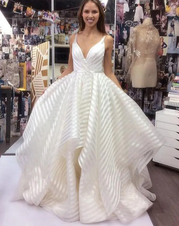 Elegant Popular Formal A Line Cheap Long Beach Bridal Wedding Dresses, BGP251