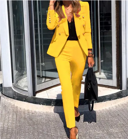 Eloise | Women Elegant Formal Blazer And Pants Sets | Two Piece