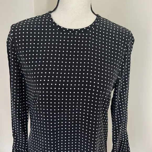 Equipment 100% Silk Polka Dot Mari Mini Dress size Small