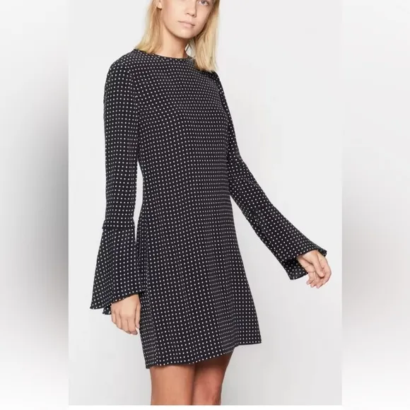 Equipment 100% Silk Polka Dot Mari Mini Dress size Small