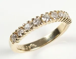 Eternity Wedding Band-Diamond Ring-Diamond Jewelry-Diamond Band-Anniversary Gift
