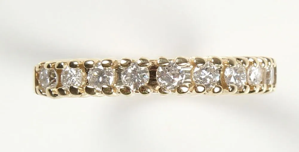 Eternity Wedding Band-Diamond Ring-Diamond Jewelry-Diamond Band-Anniversary Gift