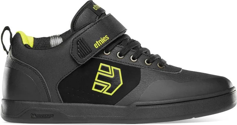 Etnies Culvert Mid Flat Pedal Shoes Black/lime