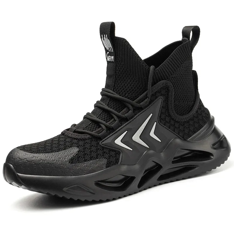 European Standard Steel Toe Safety High-Top Work Shoes