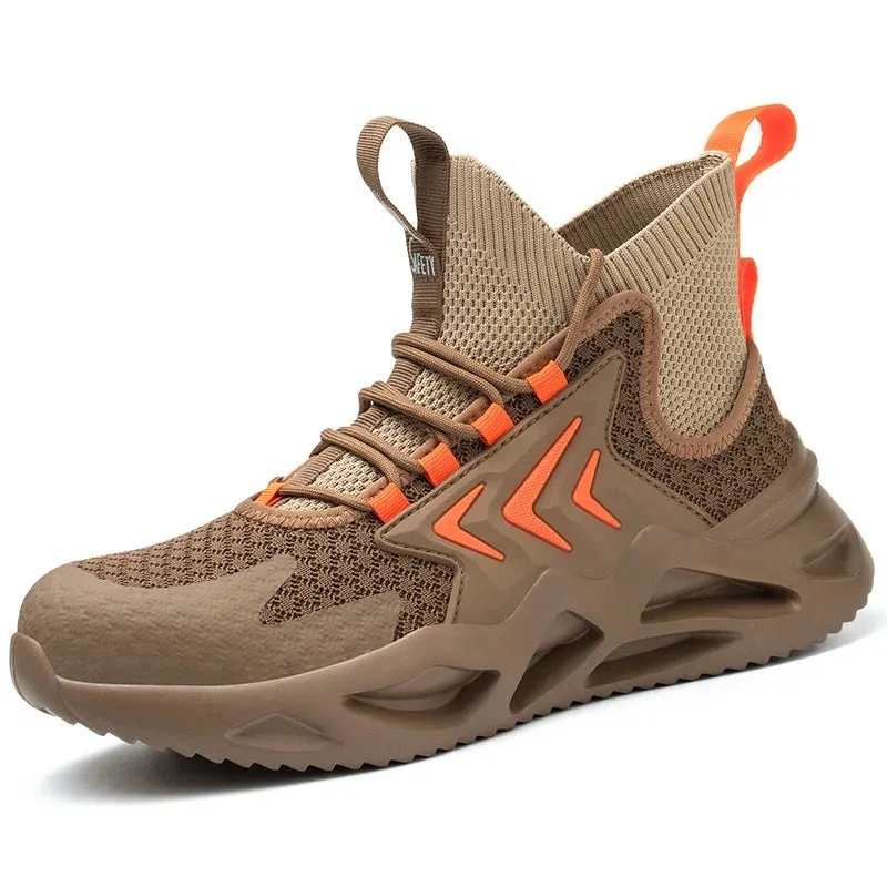 European Standard Steel Toe Safety High-Top Work Shoes